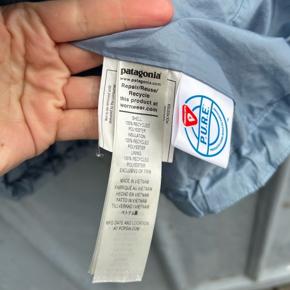 Patagonia Blue Nano Puff, size M - Picture 10 of 12